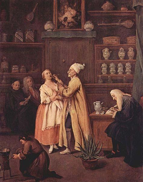 Pietro Longhi Der Apotheker oil painting picture